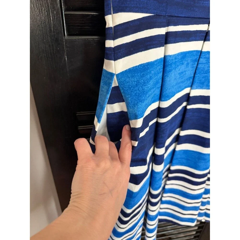Kate Spade Mariella Blue Striped Dress Size 4